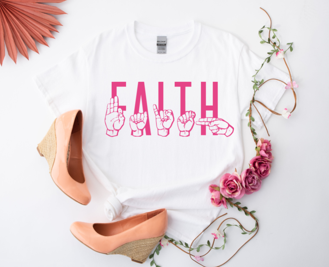 "Faith" Sign Language T-shirt