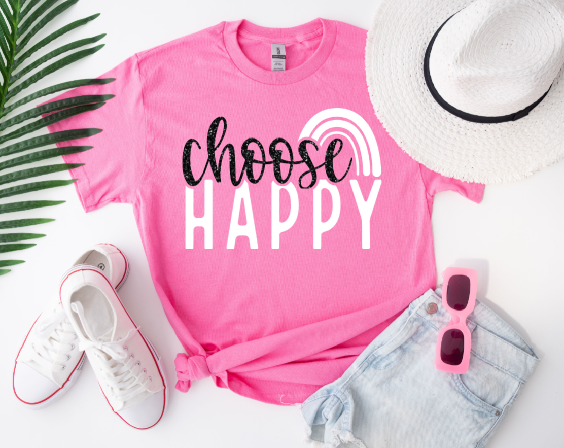 "Choose Happy" T-shirt