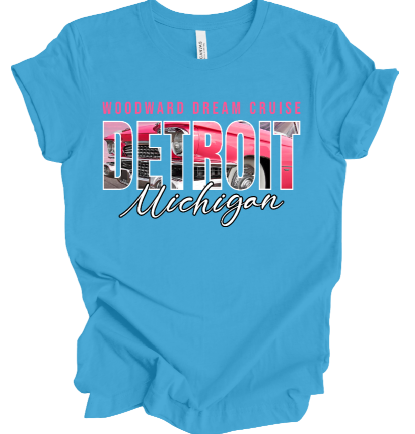 "Detroit Michigan - Woodward Dream Cruise" T-shirt