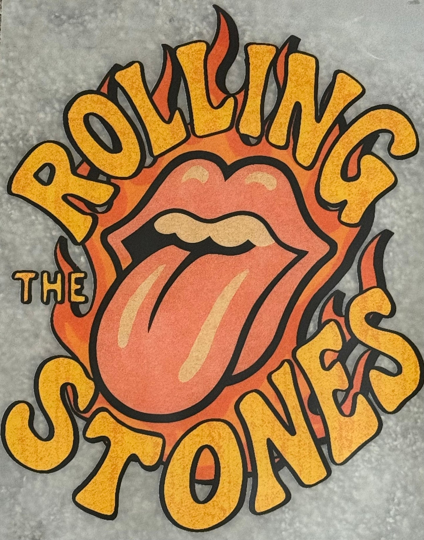 The Rolling Stones DTF Transfer