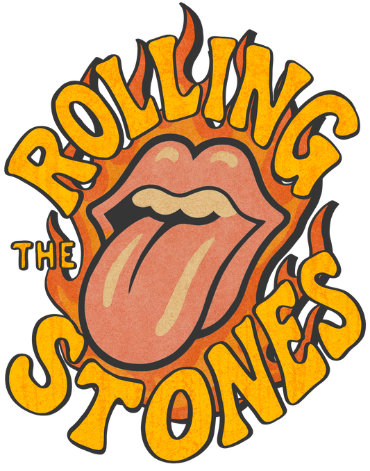 The Rolling Stones DTF Transfer