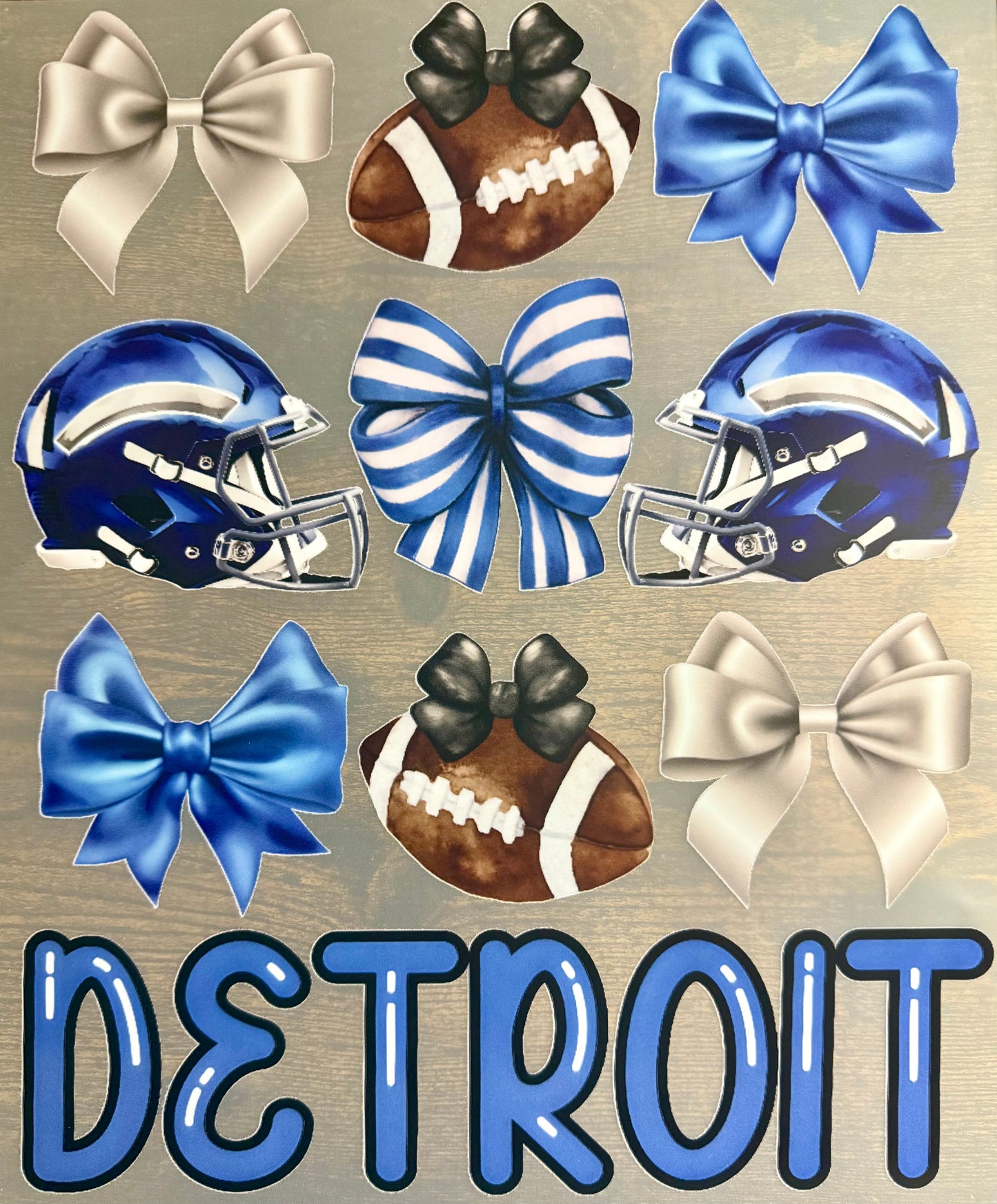 Detroit Lions DTF Transfer