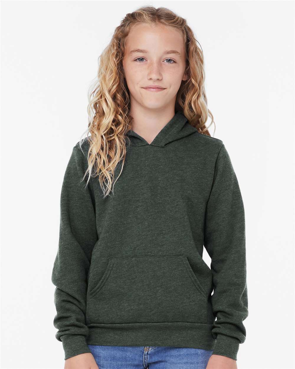 Bella + Canvas - Youth Sponge Fleece Hoodie Sweatshirt