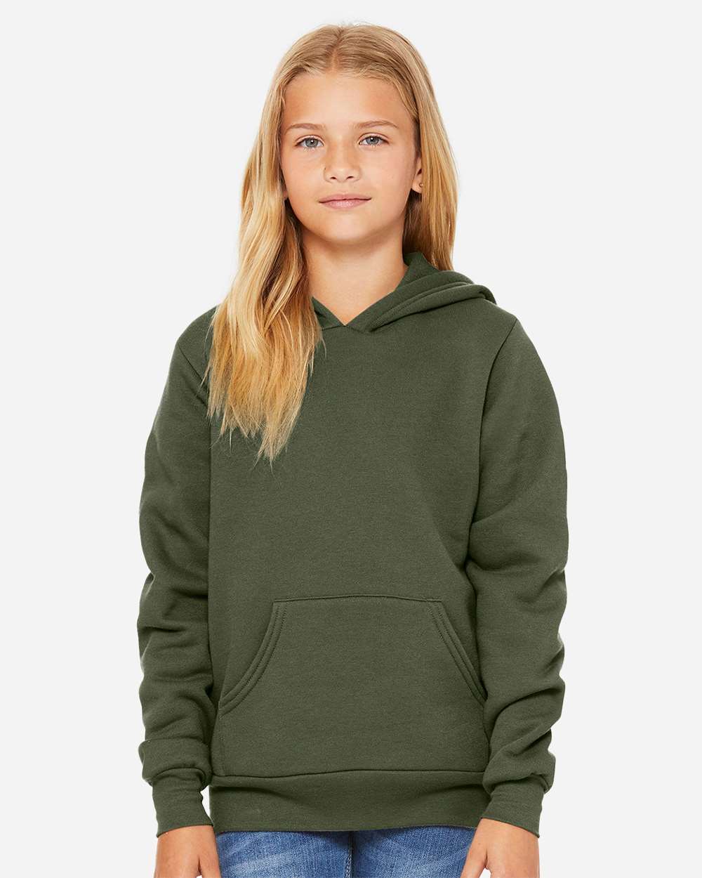 Bella + Canvas - Youth Sponge Fleece Hoodie Sweatshirt