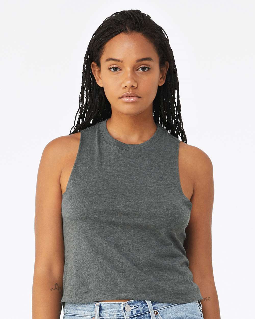 Bella + Canvas - Women's Racerback Crop Tank