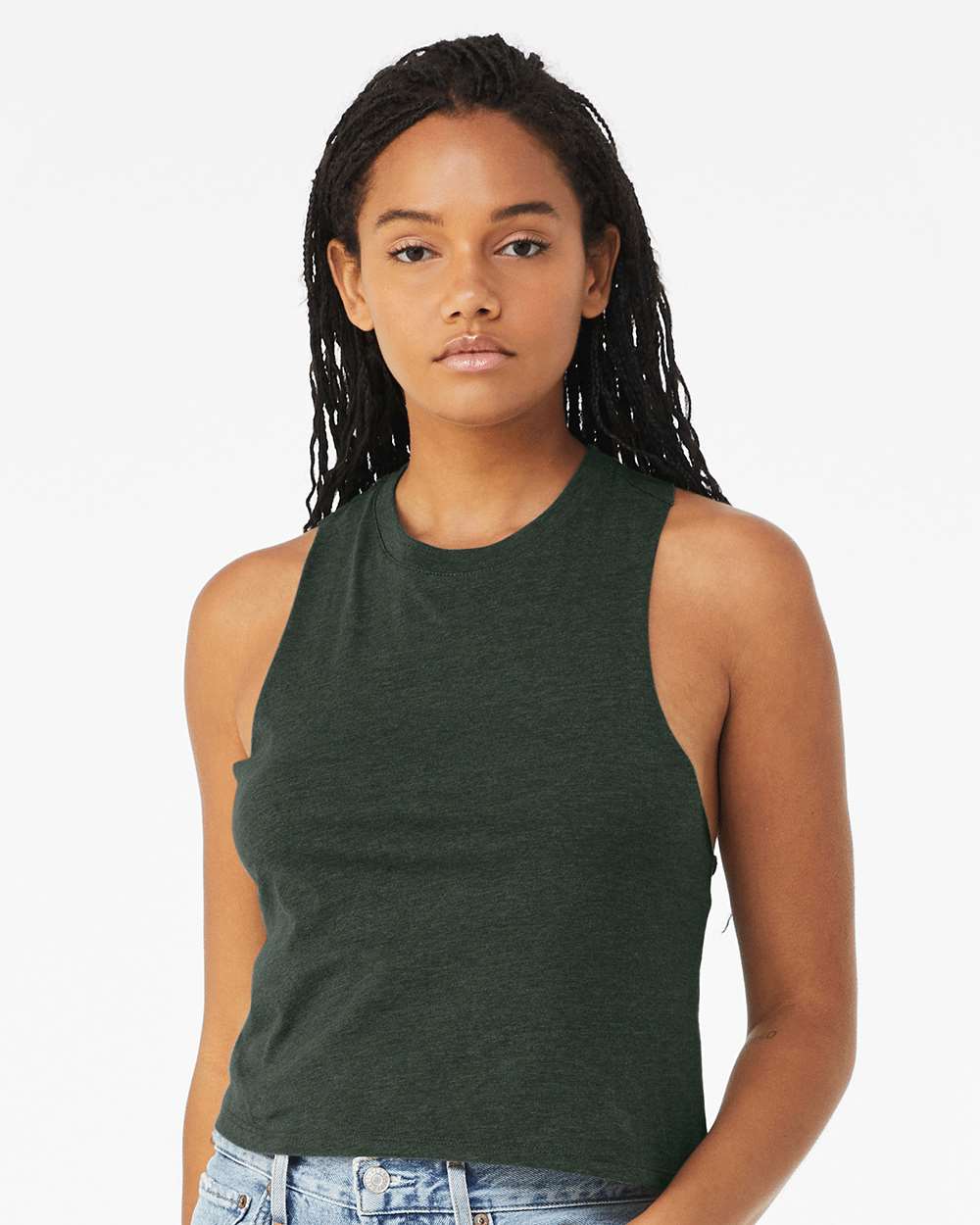 Bella + Canvas - Women's Racerback Crop Tank
