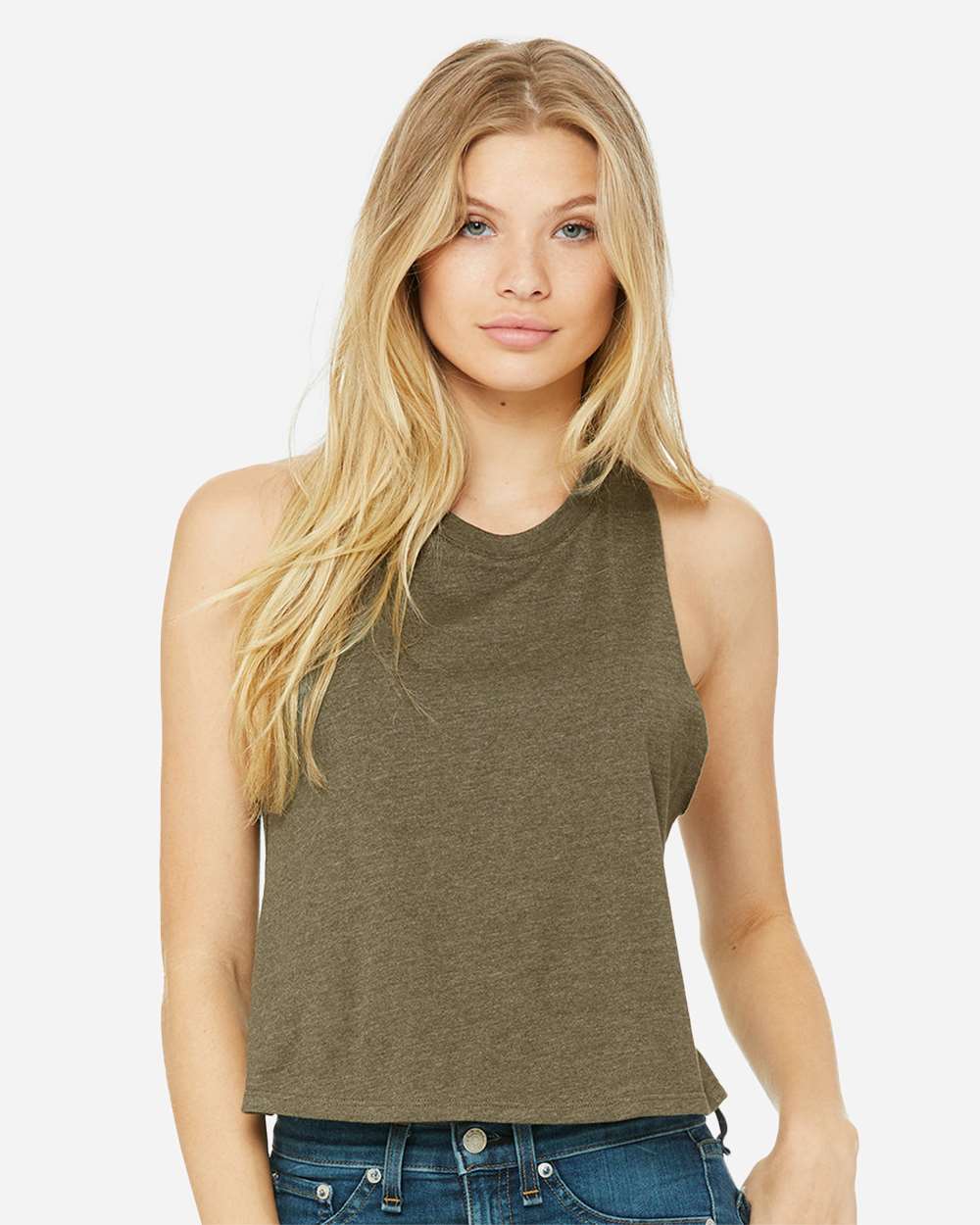 Bella + Canvas - Women's Racerback Crop Tank