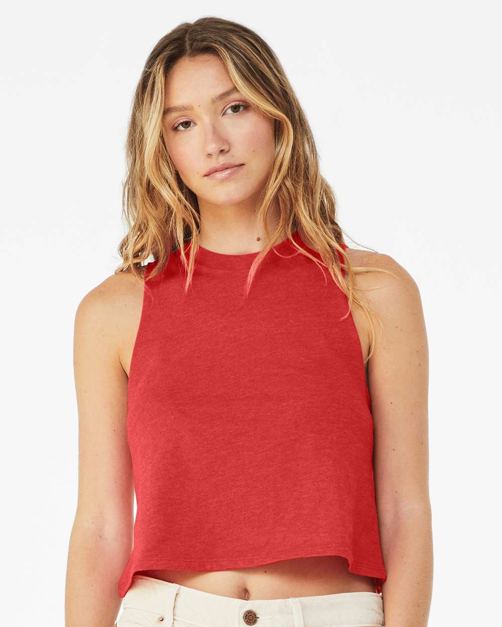 Bella + Canvas - Women's Racerback Crop Tank