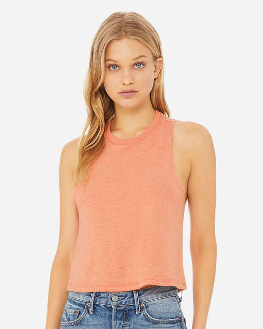 Bella + Canvas - Women's Racerback Crop Tank