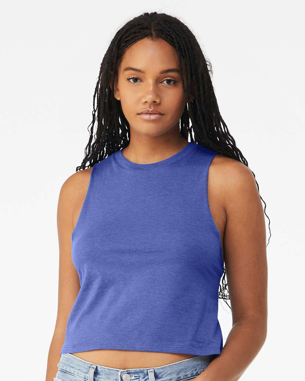 Bella + Canvas - Women's Racerback Crop Tank