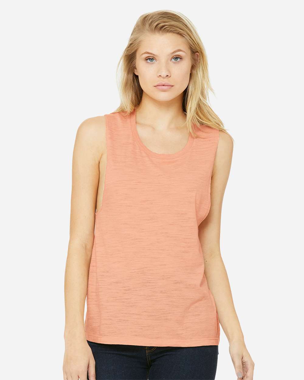 Bella + Canvas - Women's Flowy Scoop Muscle Tank