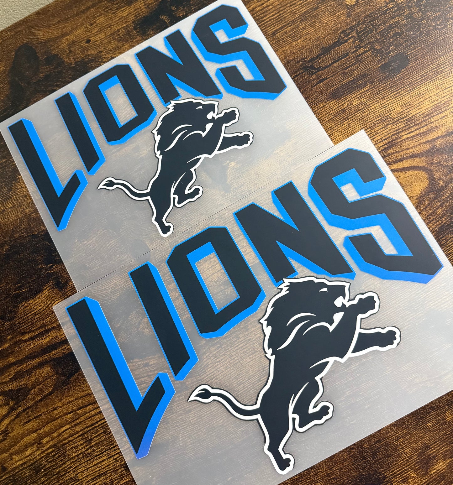 Detroit Lions DTF Transfer