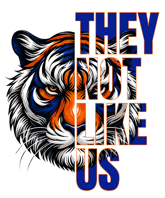 Detroit Tigers "They Not Like Us" DTF Transfer