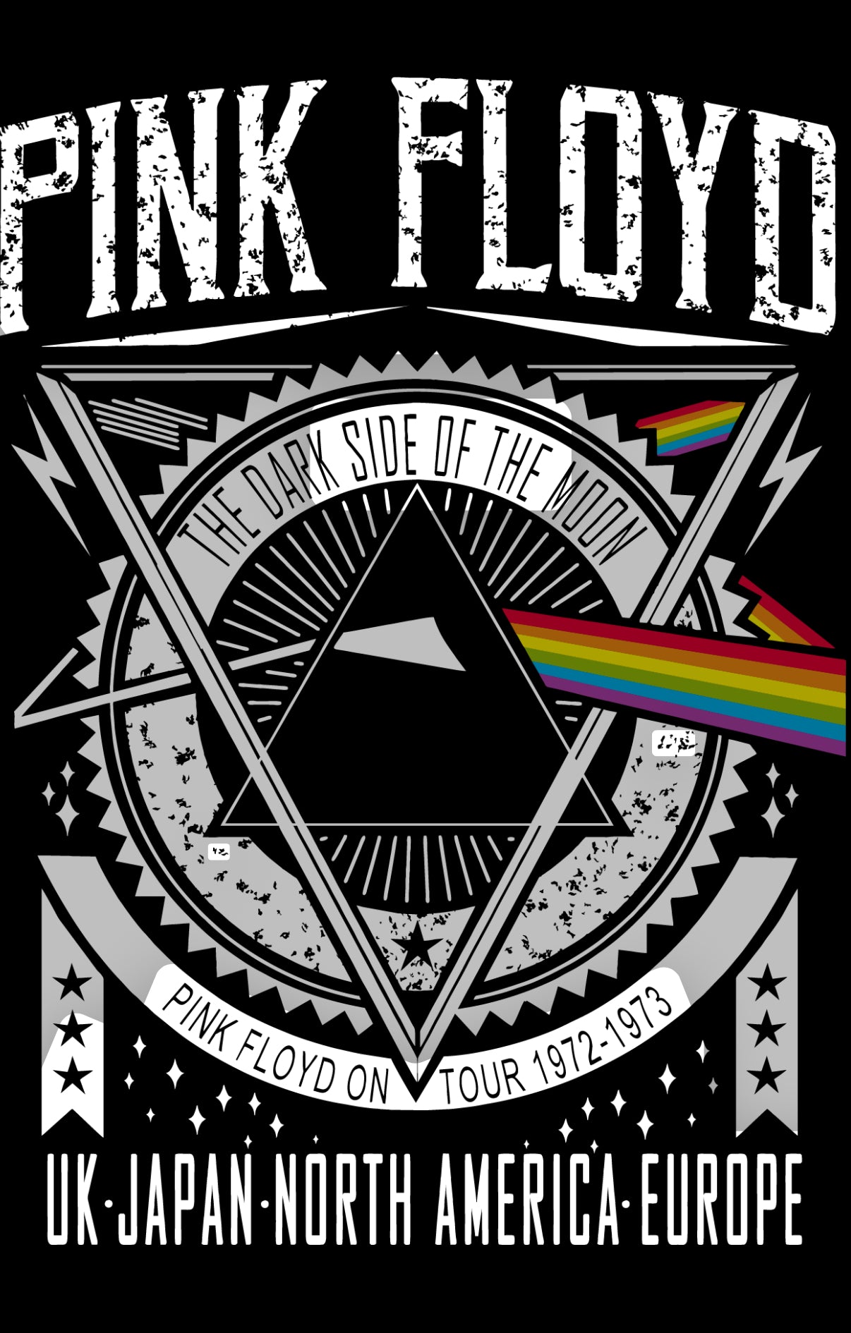 Pink Floyd DTF Transfer