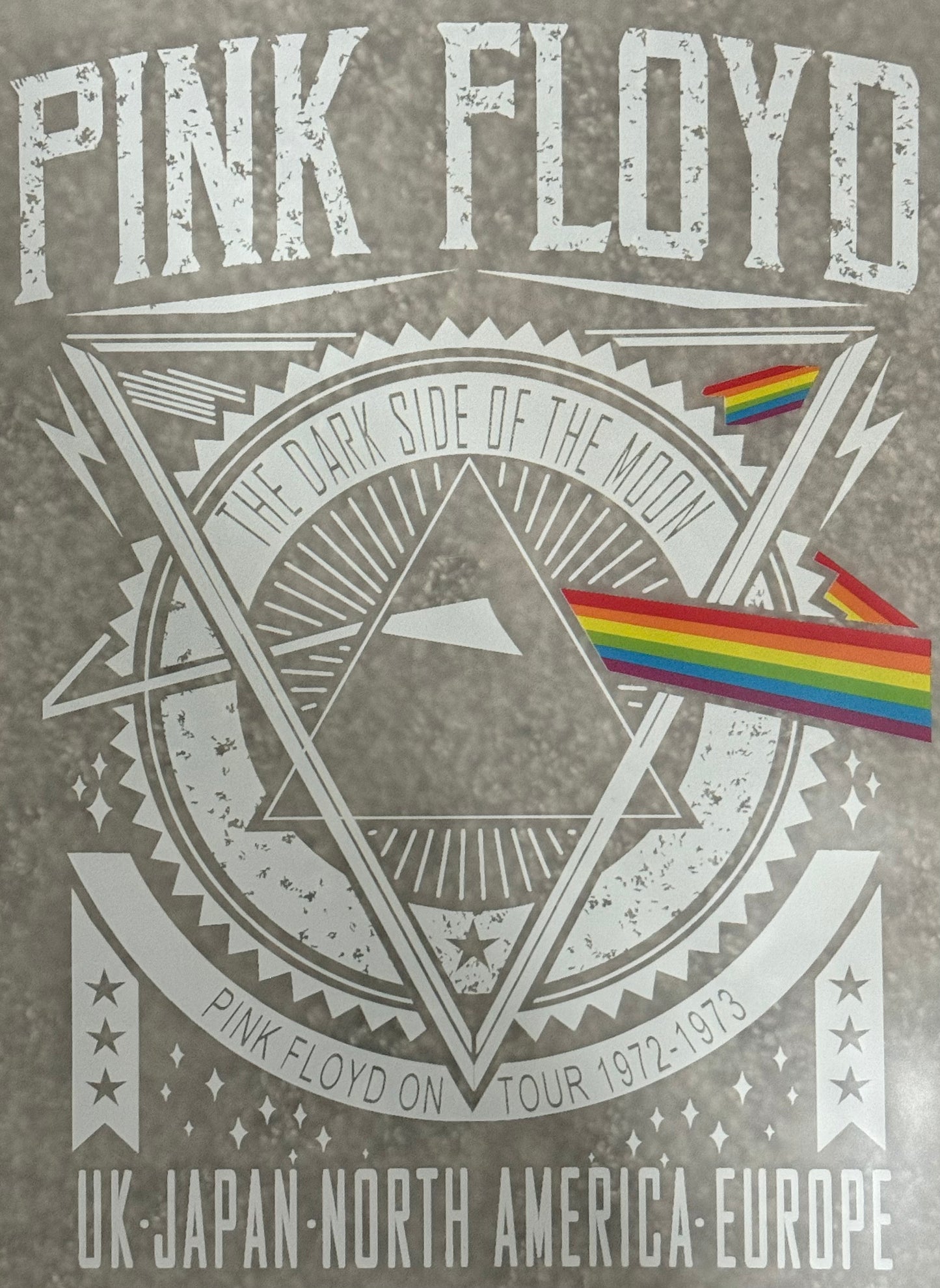 Pink Floyd DTF Transfer