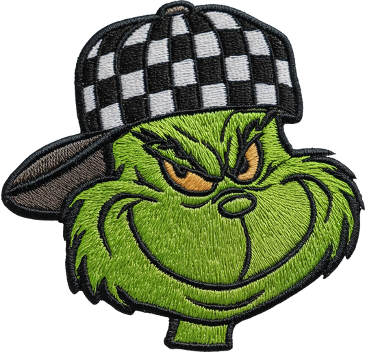 Faux Embroidered Grinch DTF Transfer