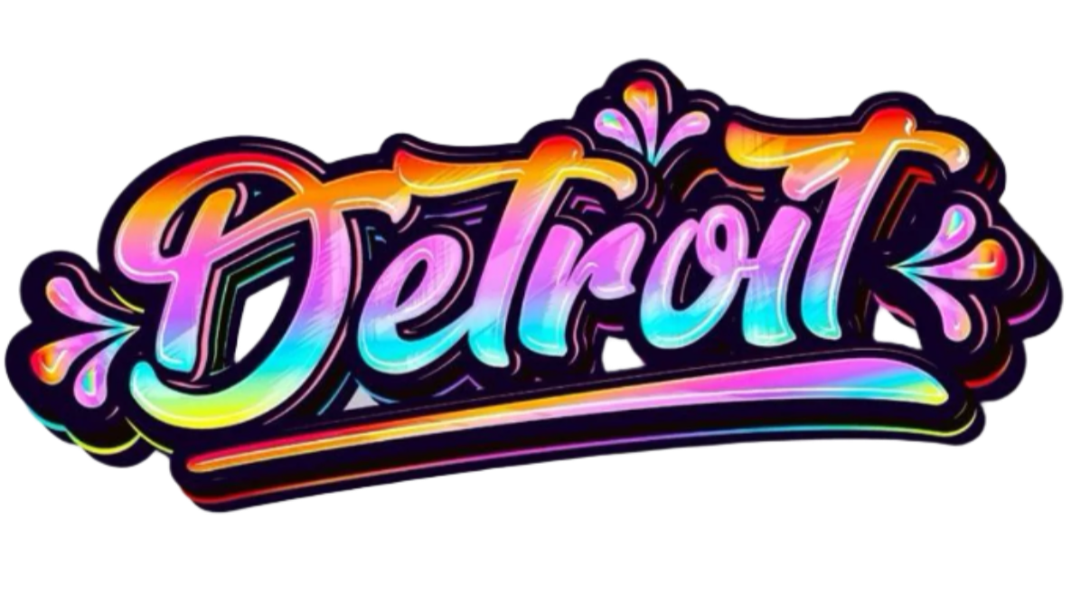 Detroit Fluorescent Design DTF Transfer