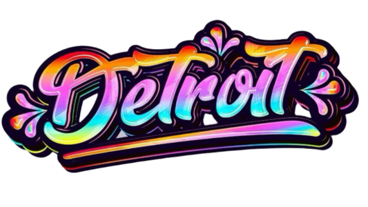 Detroit Fluorescent Design DTF Transfer