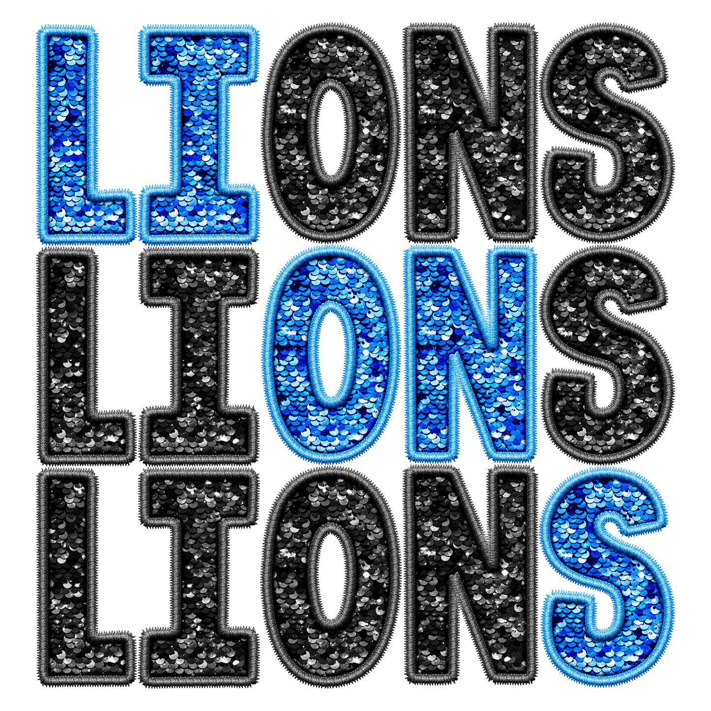 Detroit Lions DTF Transfer