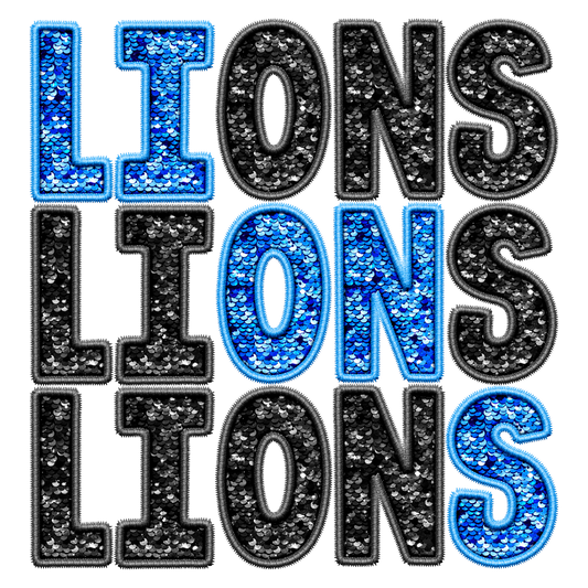 Detroit Lions DTF Transfer