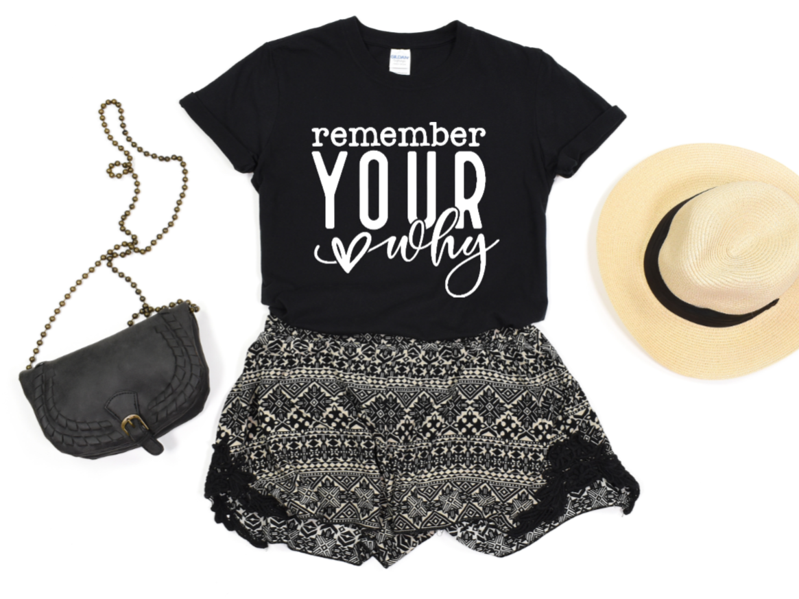 "Remember Your Why" T-shirt
