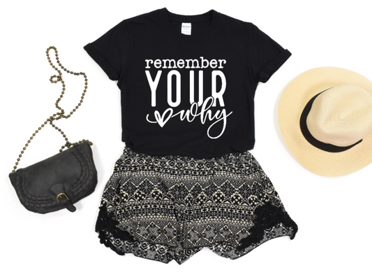 "Remember Your Why" T-shirt