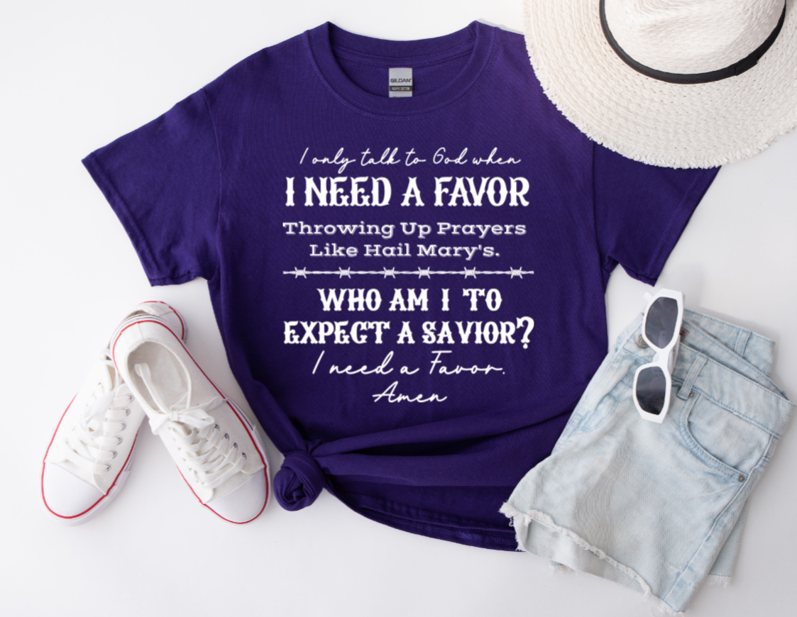 "I Need A Favor" Jelly Roll T-shirt