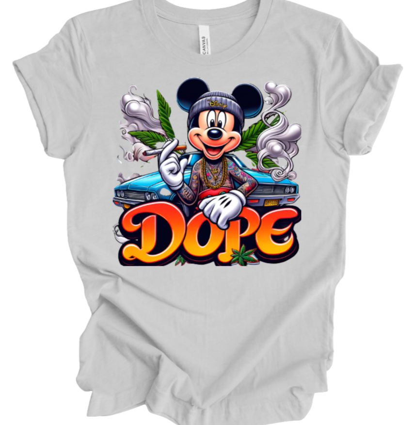 "Dope Mickey Mouse" T-shirt