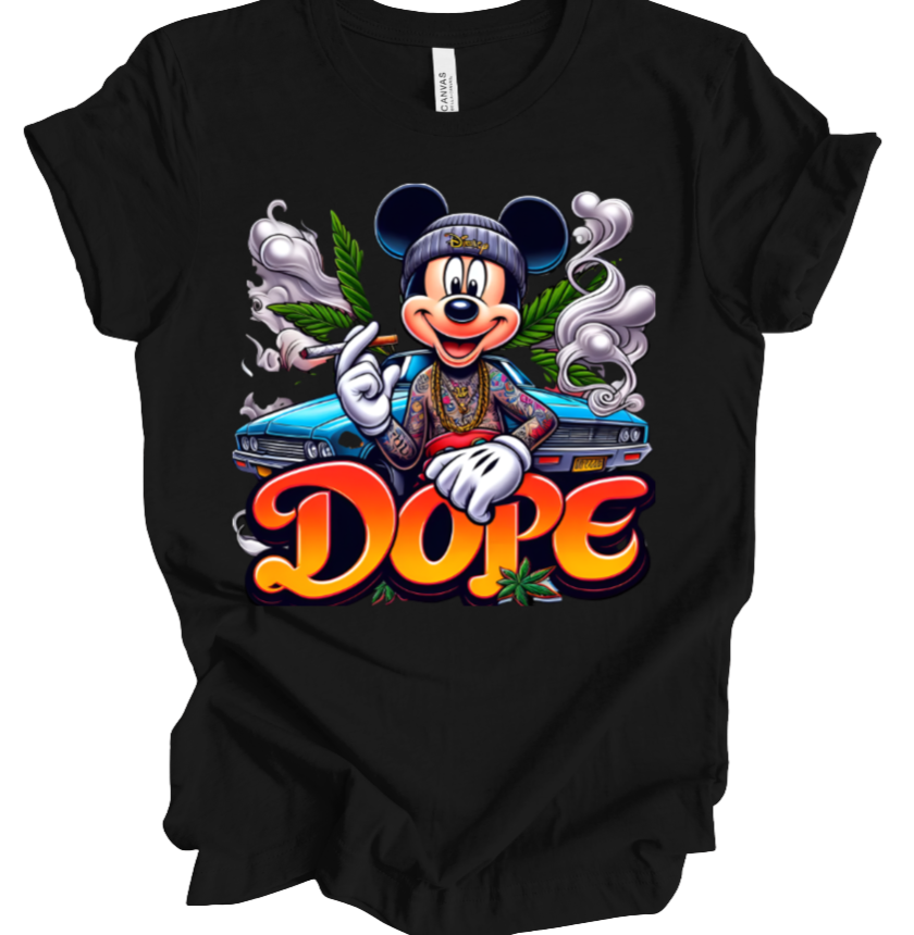 "Dope Mickey Mouse" T-shirt