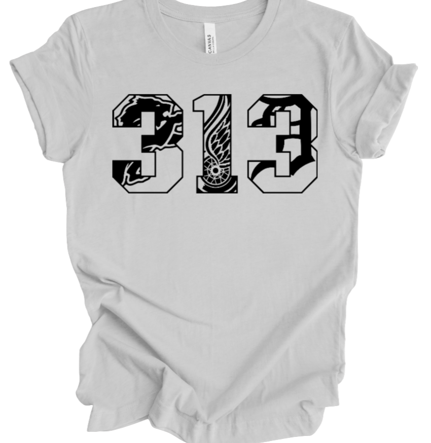 "Detroit 313" T-shirt