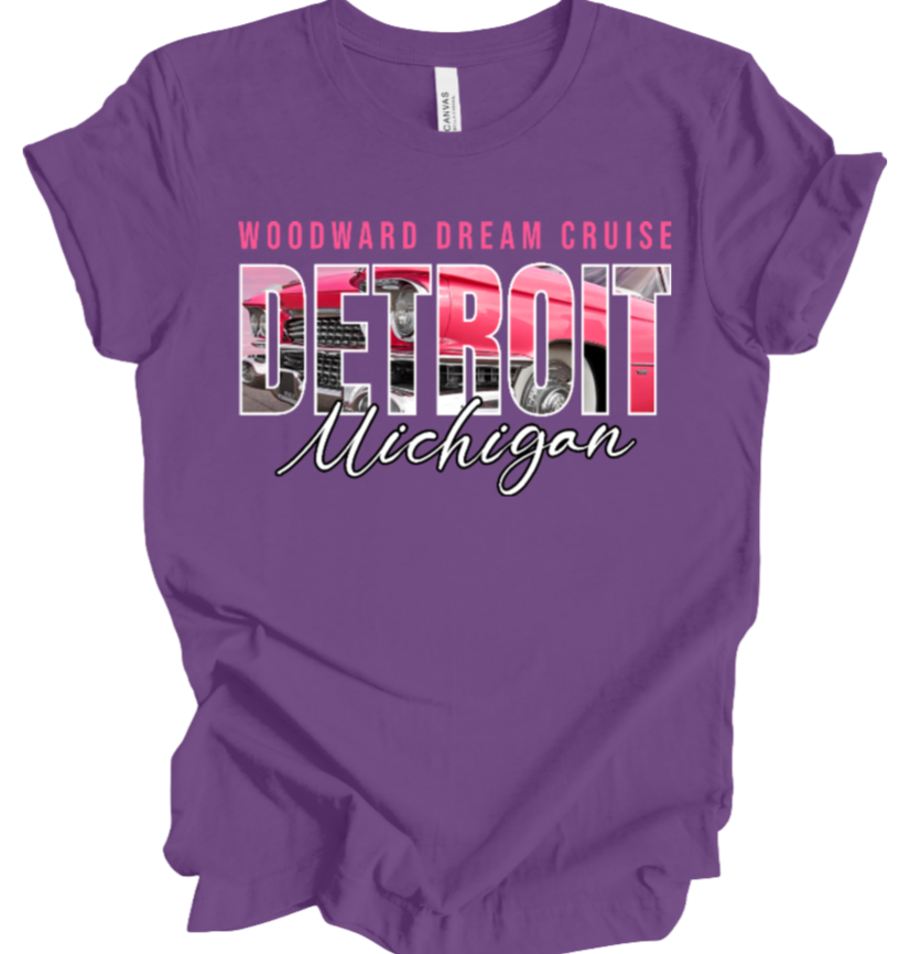 "Detroit Michigan - Woodward Dream Cruise" T-shirt