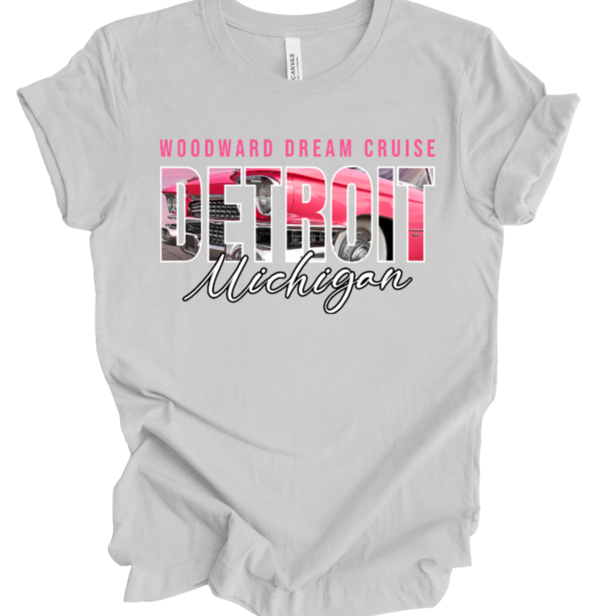 "Detroit Michigan - Woodward Dream Cruise" T-shirt