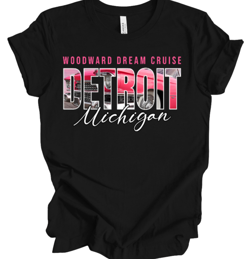 "Detroit Michigan - Woodward Dream Cruise" T-shirt