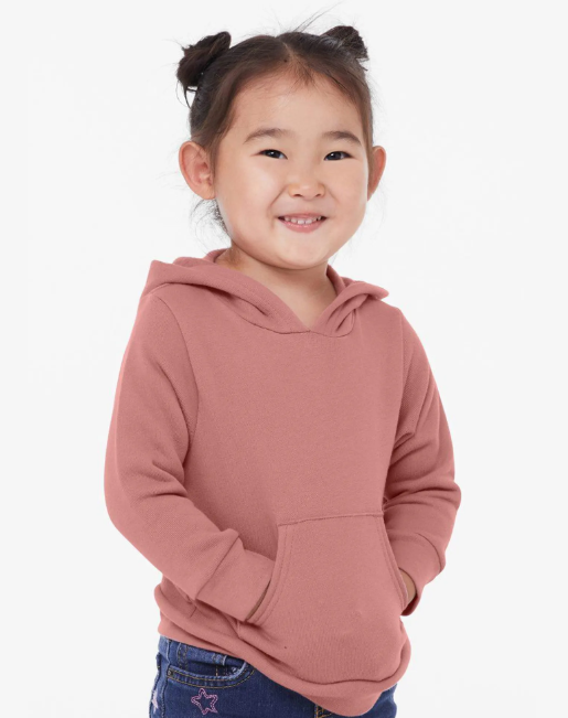Bella + Canvas - Toddler Sponge Fleece Pullover Hoodie Sweatshirt