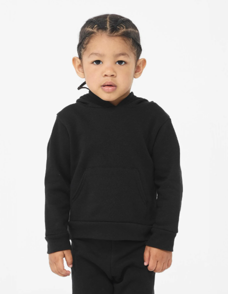 Bella + Canvas - Toddler Sponge Fleece Pullover Hoodie Sweatshirt