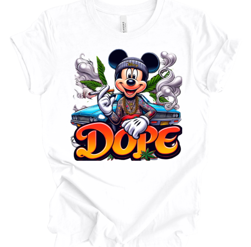 "Dope Mickey Mouse" T-shirt