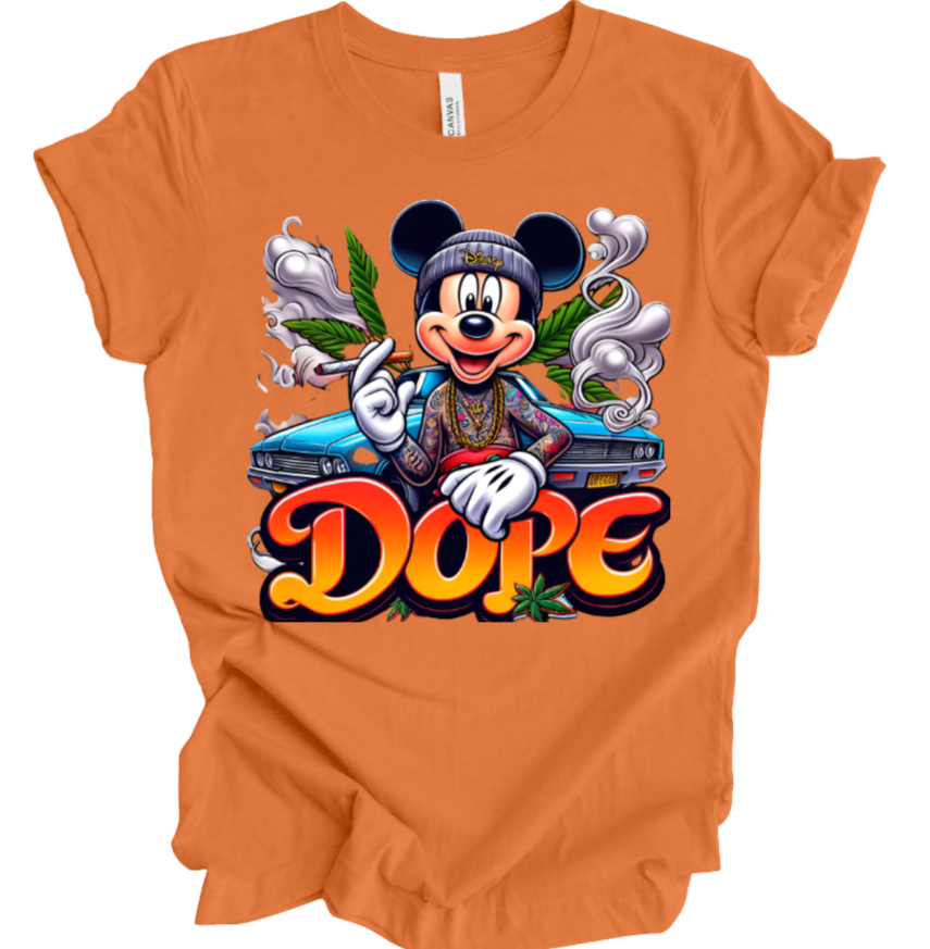 "Dope Mickey Mouse" T-shirt