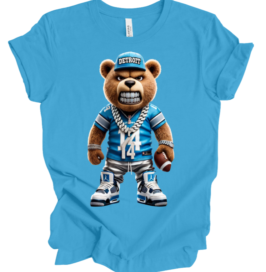 "Detroit Lions Bear" T-shirt