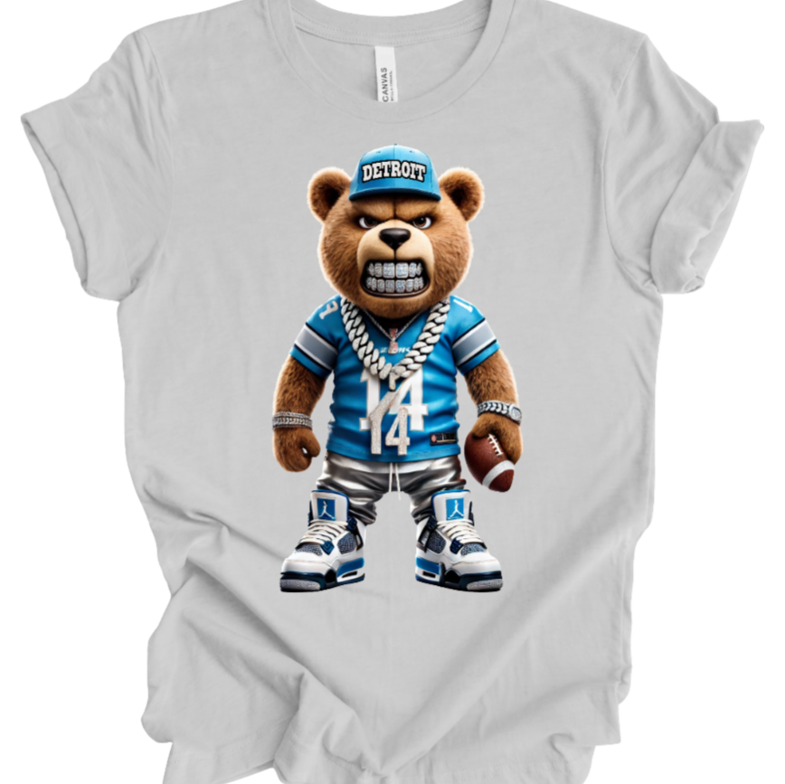 "Detroit Lions Bear" T-shirt