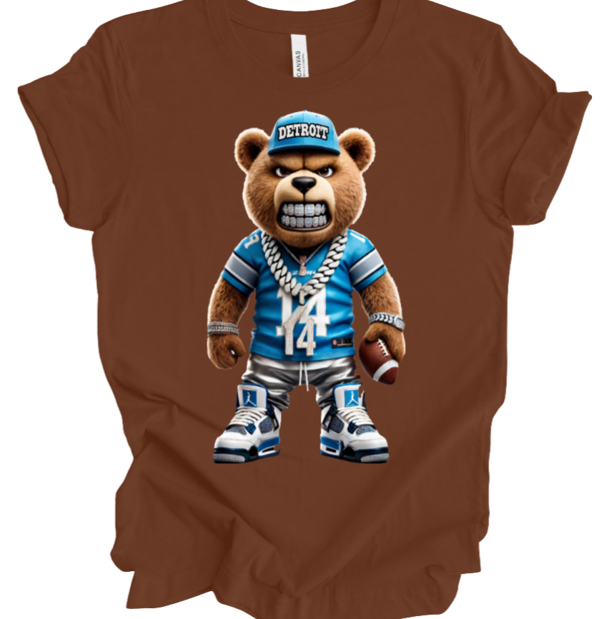 "Detroit Lions Bear" T-shirt