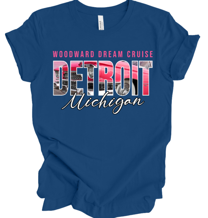 "Detroit Michigan - Woodward Dream Cruise" T-shirt