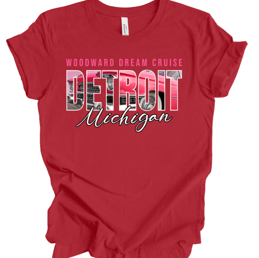 "Detroit Michigan - Woodward Dream Cruise" T-shirt