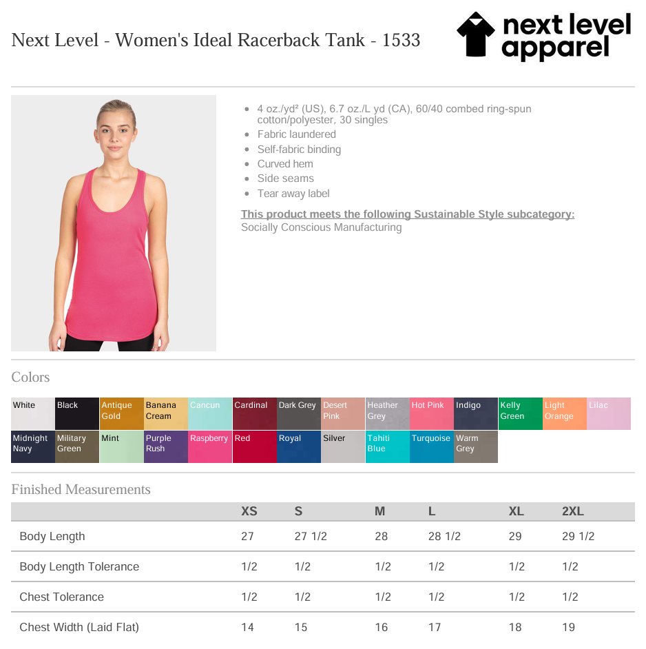 Next Level - Women's Ideal Racerback Tank