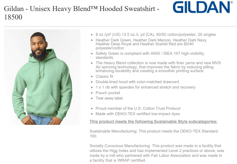 Gildan - Unisex Heavy Blend Hoodie