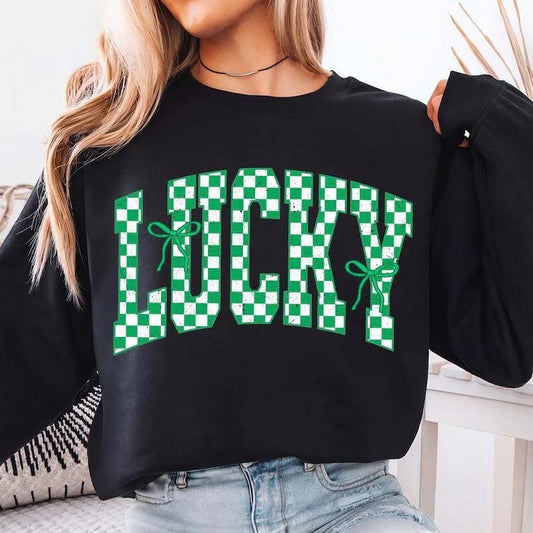 Distressed St. Patrick's Day Crewneck Sweatshirt
