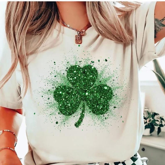 Faux Glitter St. Patrick's Day Tee