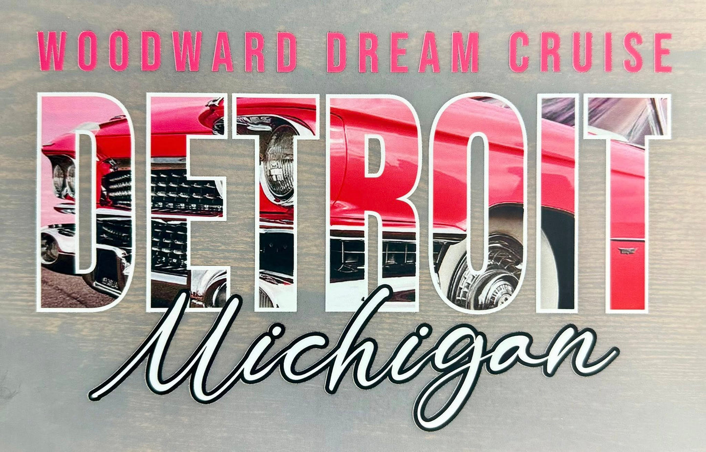 Detroit Michigan Woodward Dream Cruise DTF Transfer